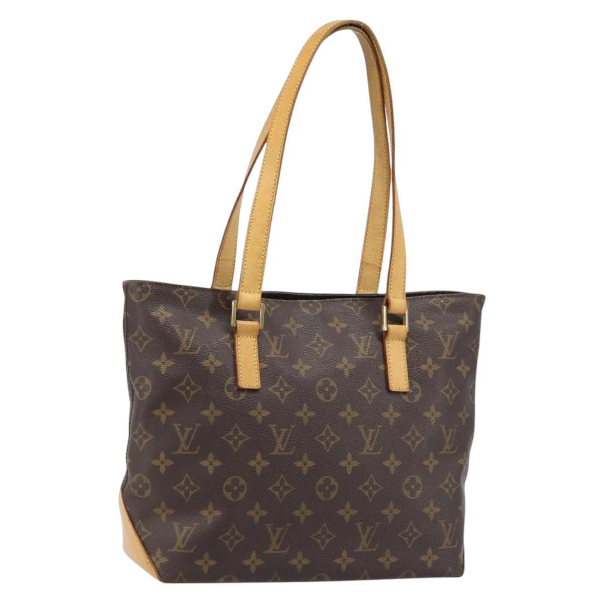 LOUIS VUITTON Monogram Cabas Piano Tote Bag M51148 LV Auth ai808