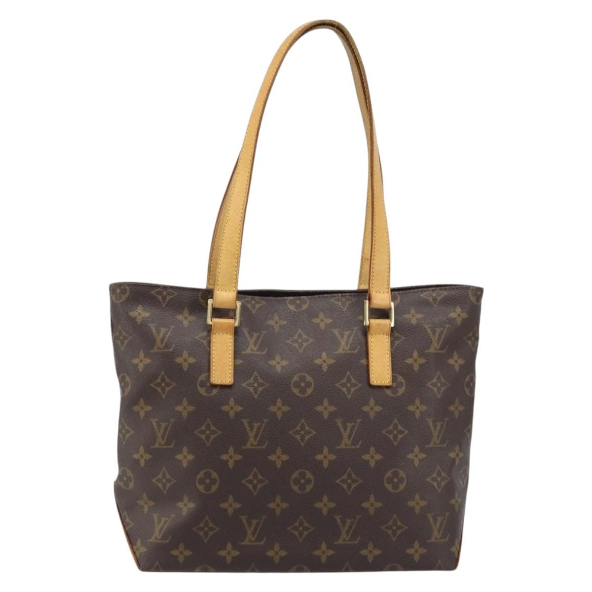 LOUIS VUITTON Monogram Cabas Piano Tote Bag M51148 LV Auth ai808
