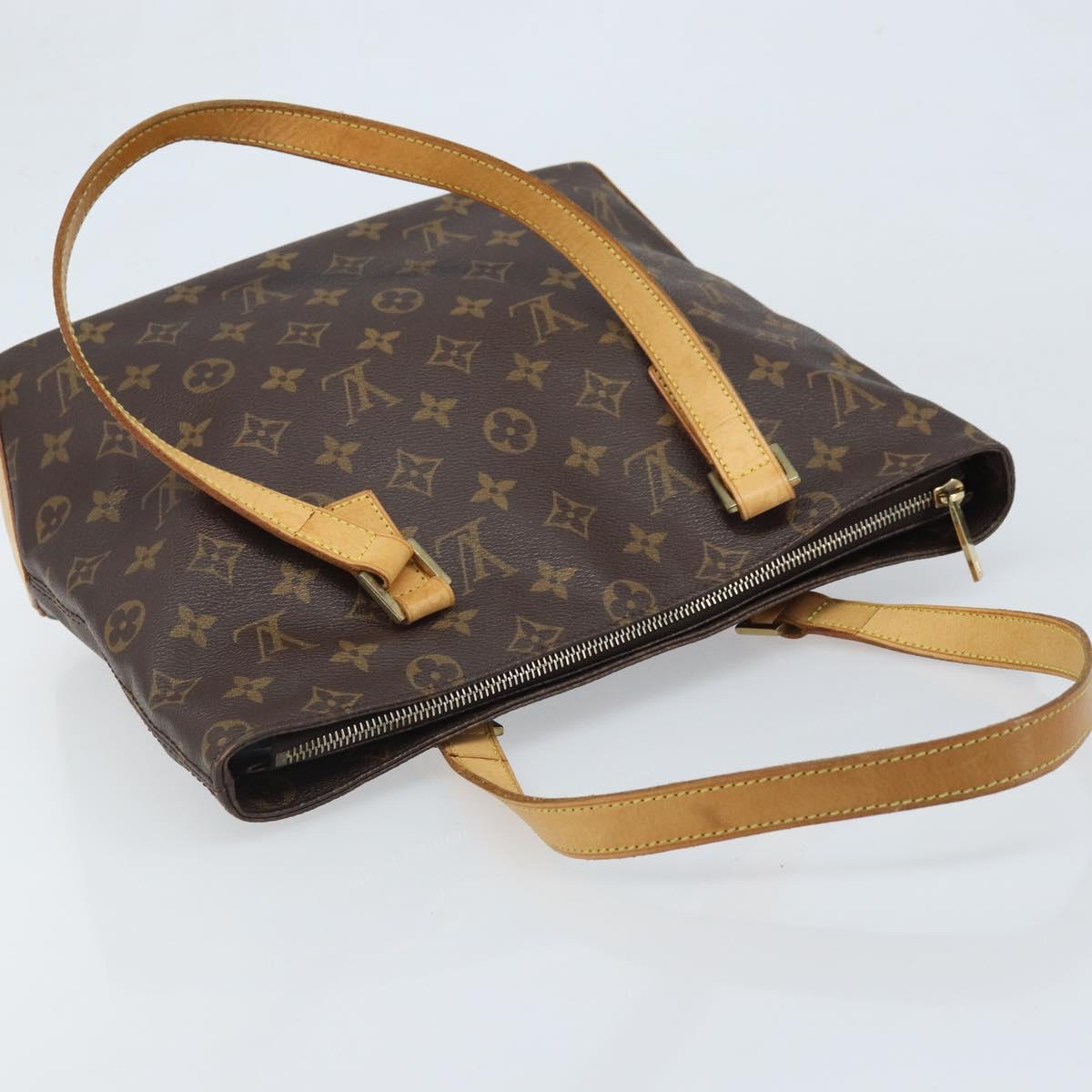LOUIS VUITTON Monogram Cabas Piano Tote Bag M51148 LV Auth ai808