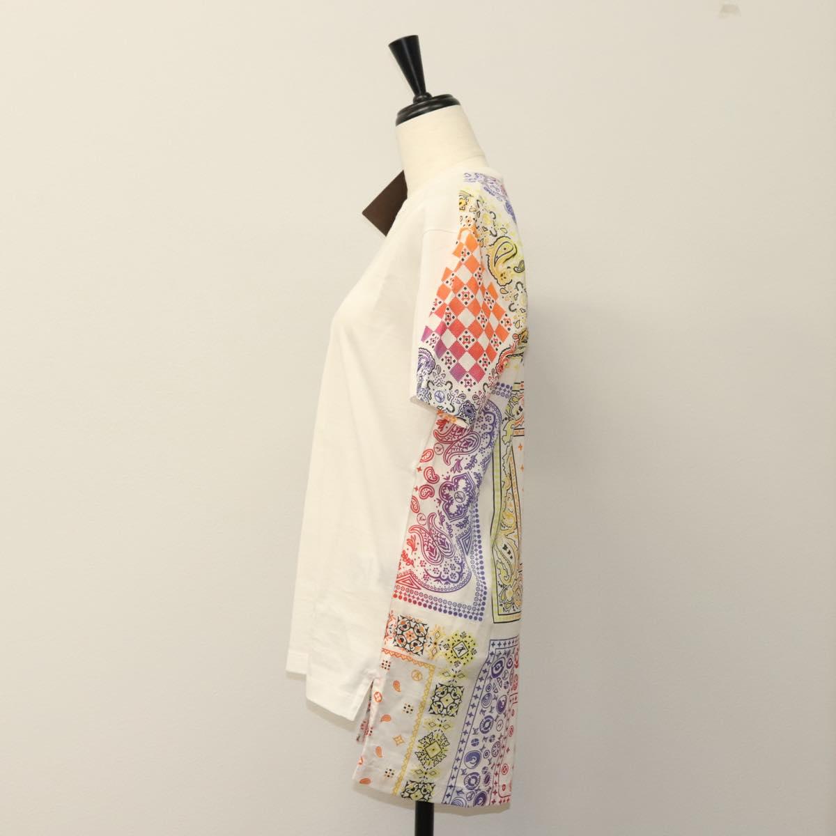 LOUIS VUITTON Fragment Bandana Paisley T Shirt Cotton XS Multicolor Auth ak021AM