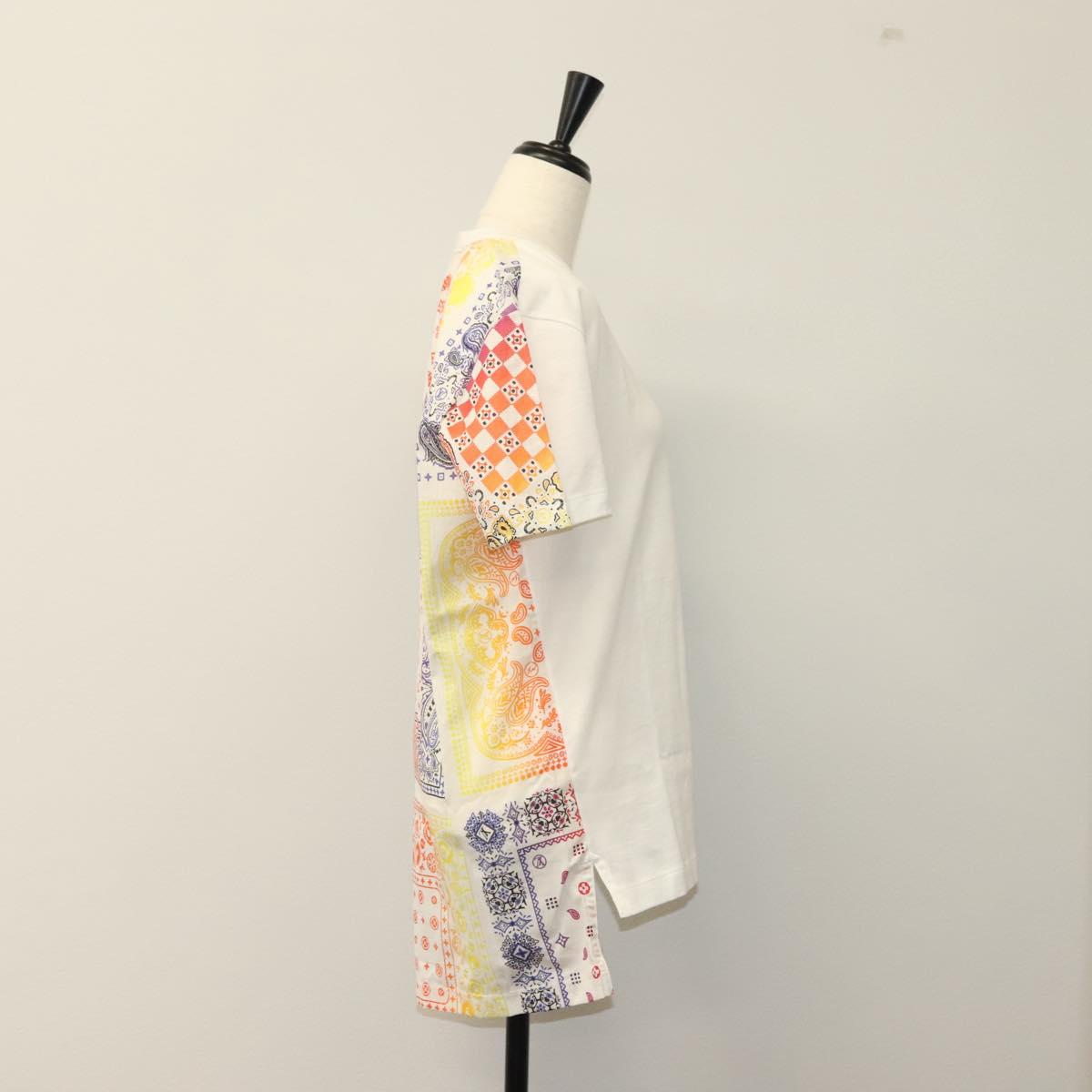 LOUIS VUITTON Fragment Bandana Paisley T Shirt Cotton XS Multicolor Auth ak021AM