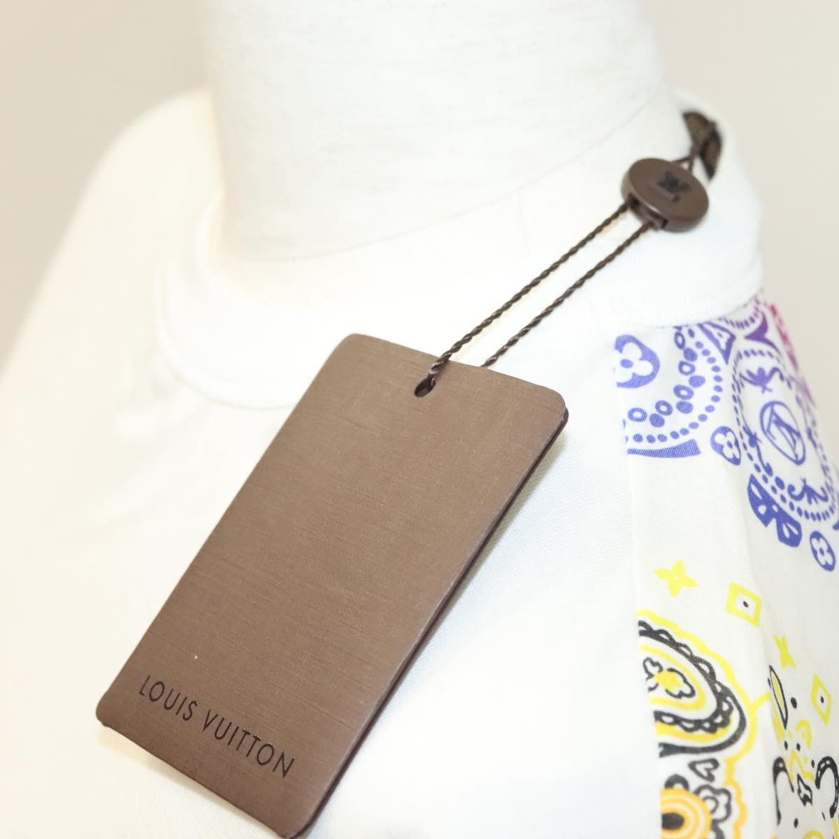 LOUIS VUITTON Fragment Bandana Paisley T Shirt Cotton XS Multicolor Auth ak021AM