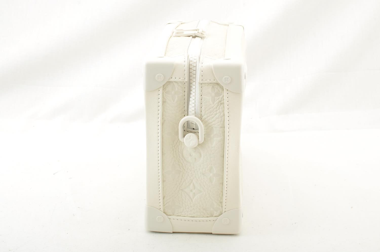LOUIS VUITTON Virgil Abloh Shoulder Bag Soft Trunk Box White M53254 Auth ak104SM