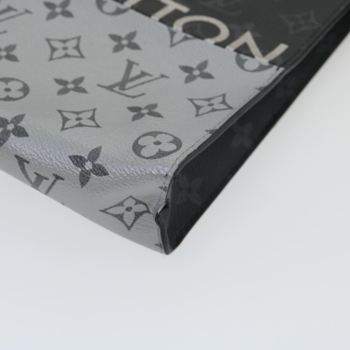 LOUIS VUITTON Monogram Split Pochette Voyage MM Clutch Bag M63039 LV Auth ak168V