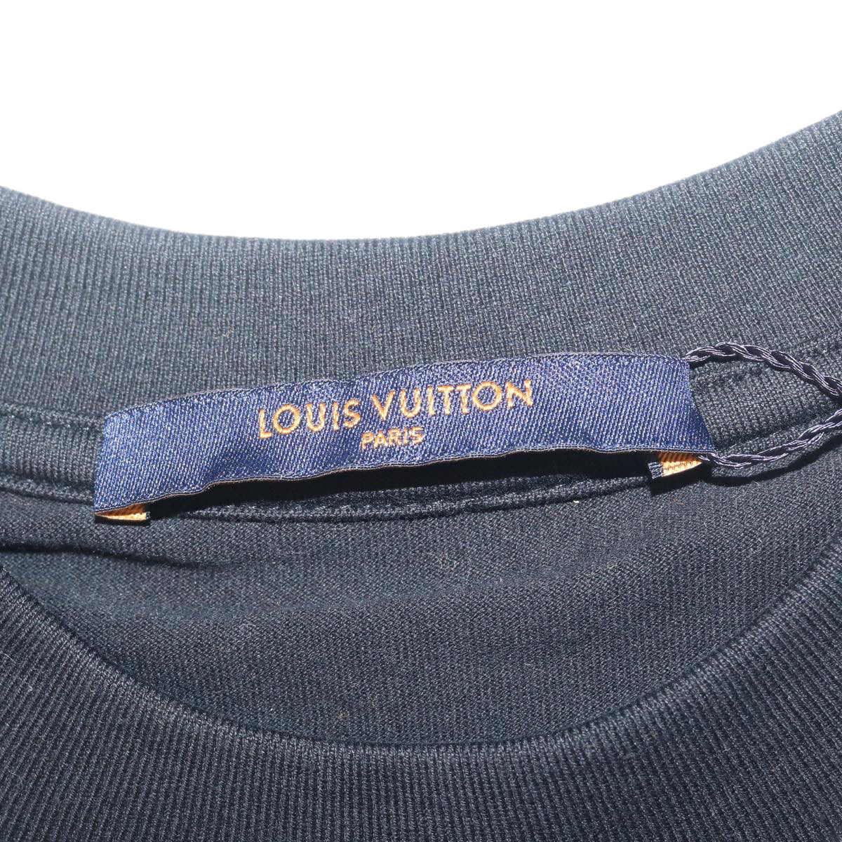 LOUIS VUITTON All Over Logo T-shirt XS Fall Winter 2019Limited Black Auth ak186SM