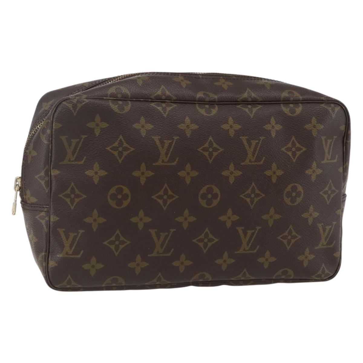 LOUIS VUITTON Monogram Trousse Toilette 28 Clutch Bag M47522 LV Auth am10005