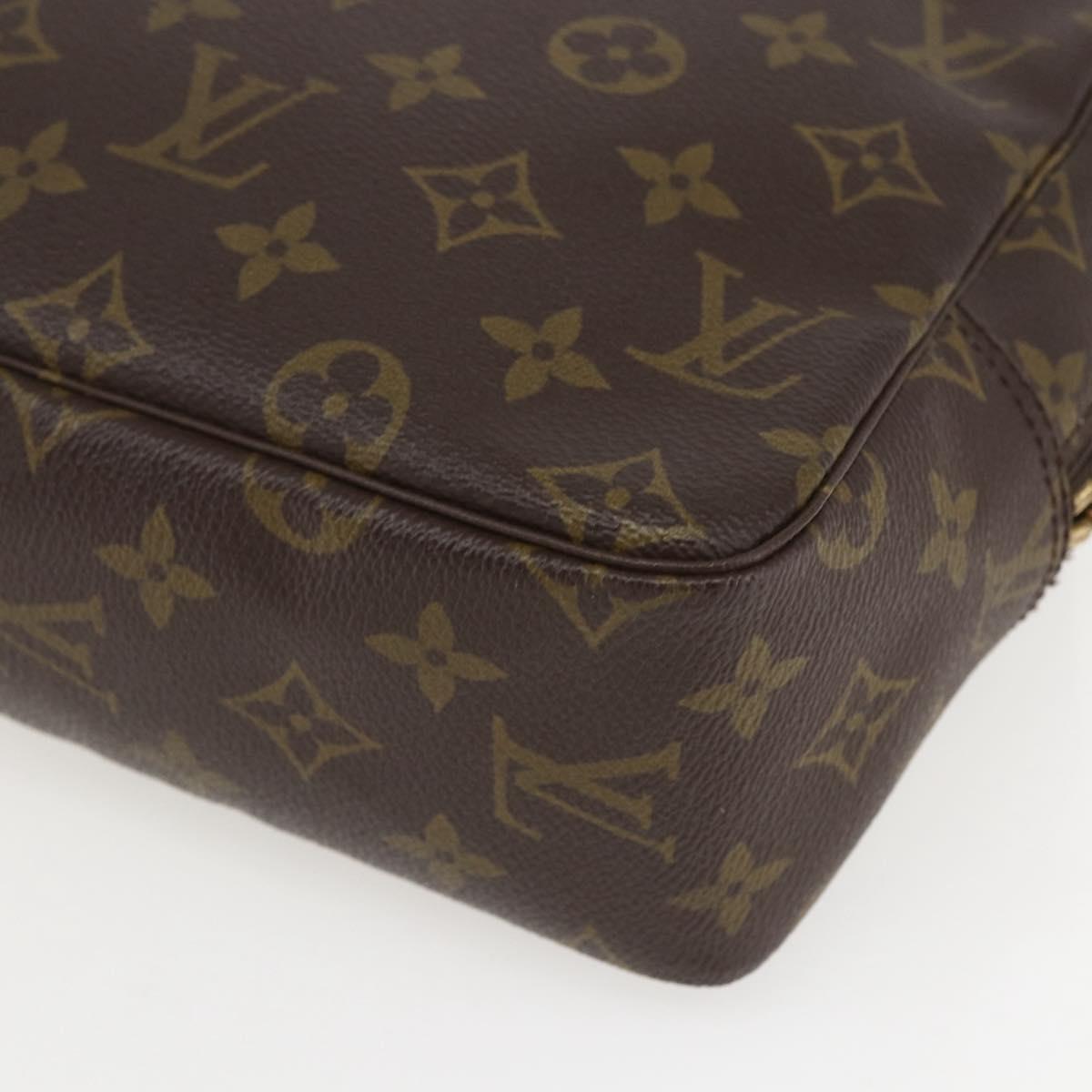 LOUIS VUITTON Monogram Trousse Toilette 28 Clutch Bag M47522 LV Auth am10005