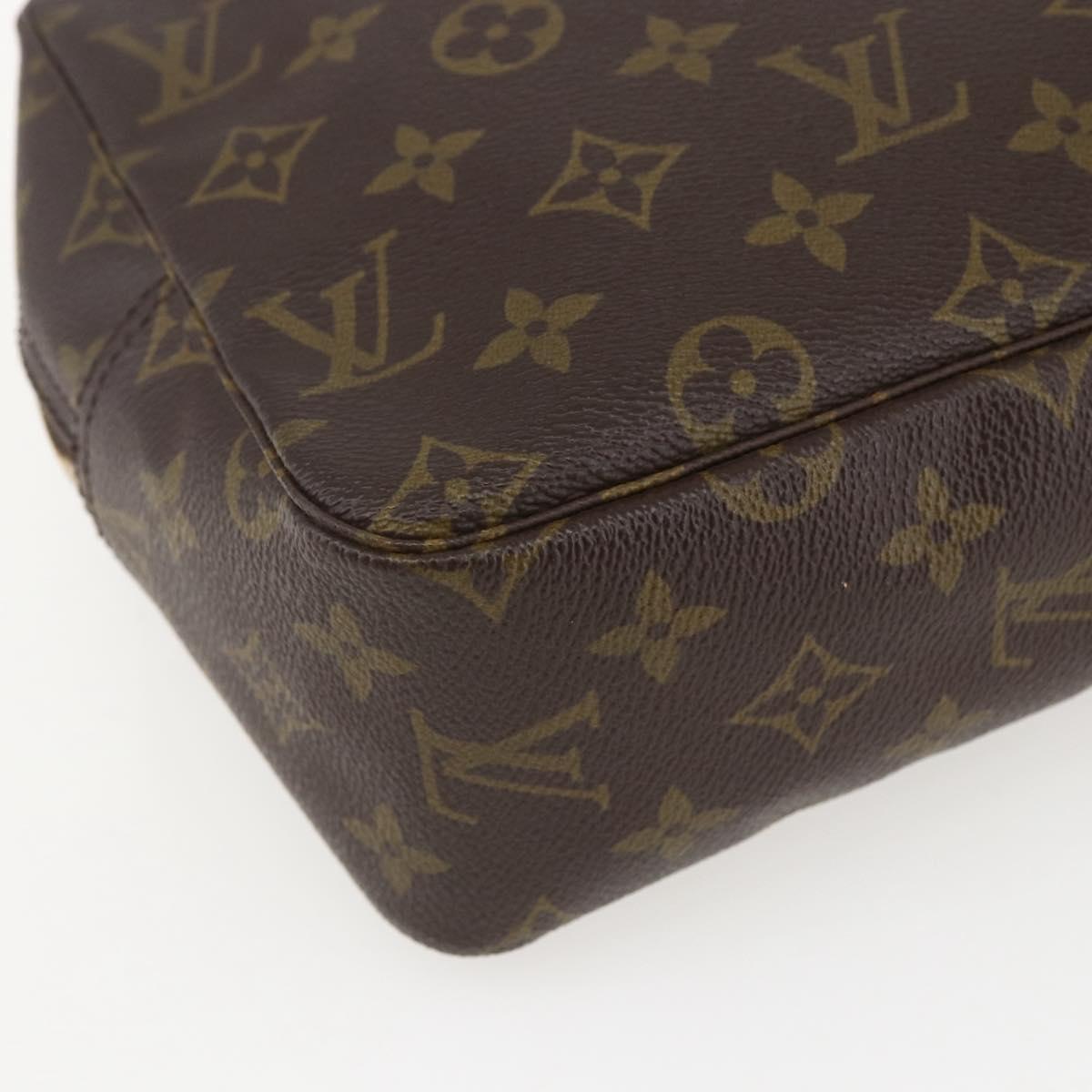 LOUIS VUITTON Monogram Trousse Toilette 28 Clutch Bag M47522 LV Auth am10005