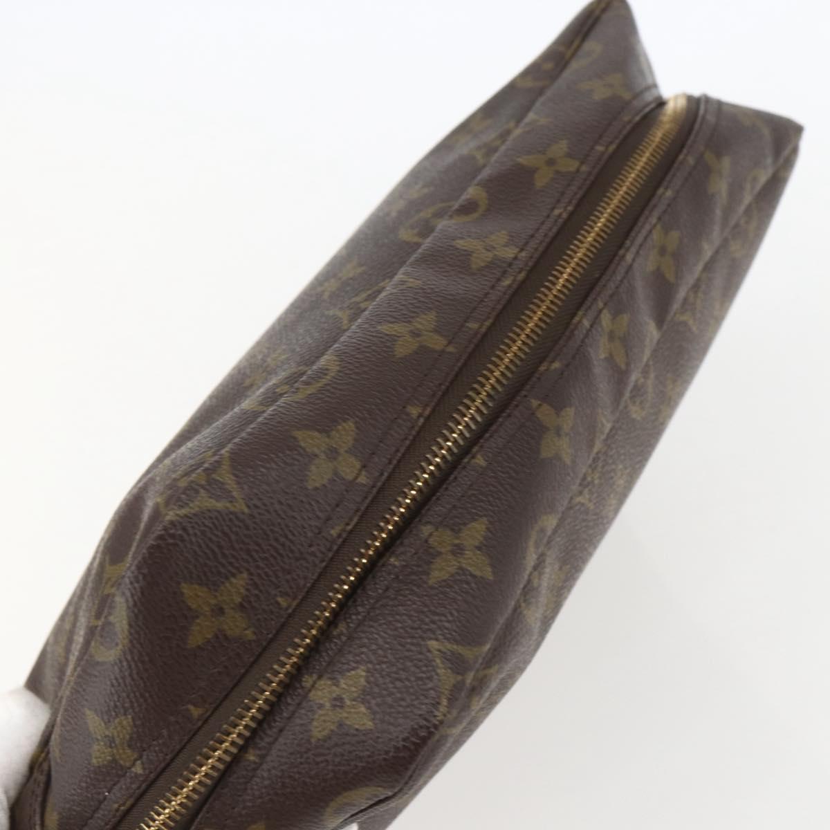 LOUIS VUITTON Monogram Trousse Toilette 28 Clutch Bag M47522 LV Auth am10005