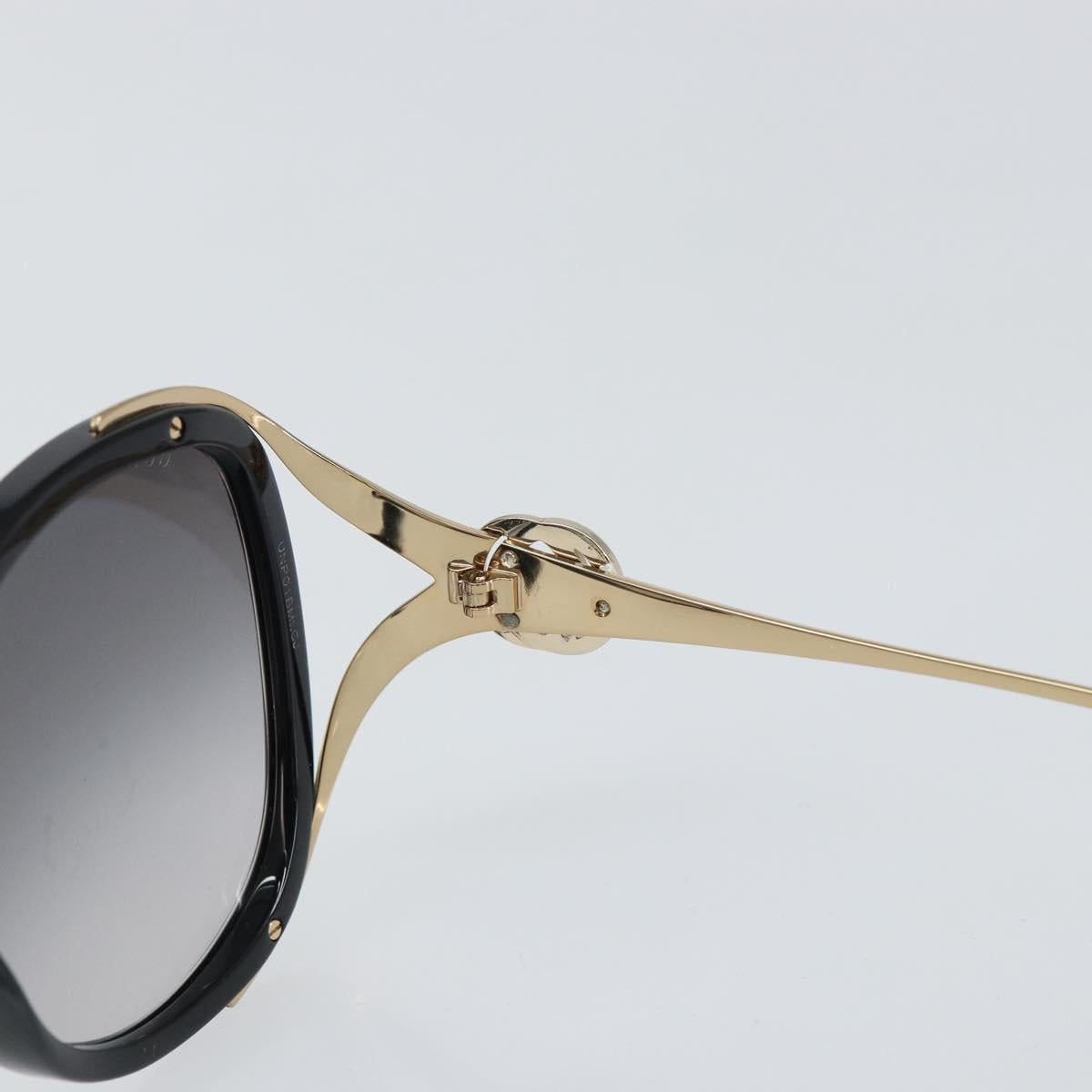 GUCCI Interlocking Web Sherry Linen Sunglasses metal Gold Tone Auth am10012V