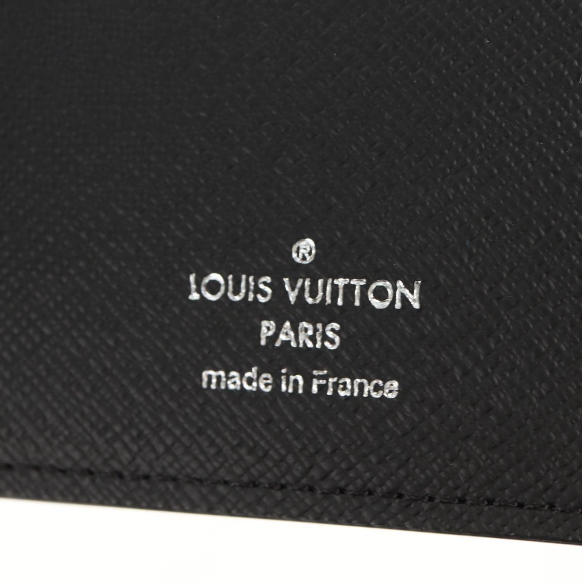 LOUIS VUITTON Monogram Eclipse Porte Feuille Brother Wallet M61697 Auth am10014M