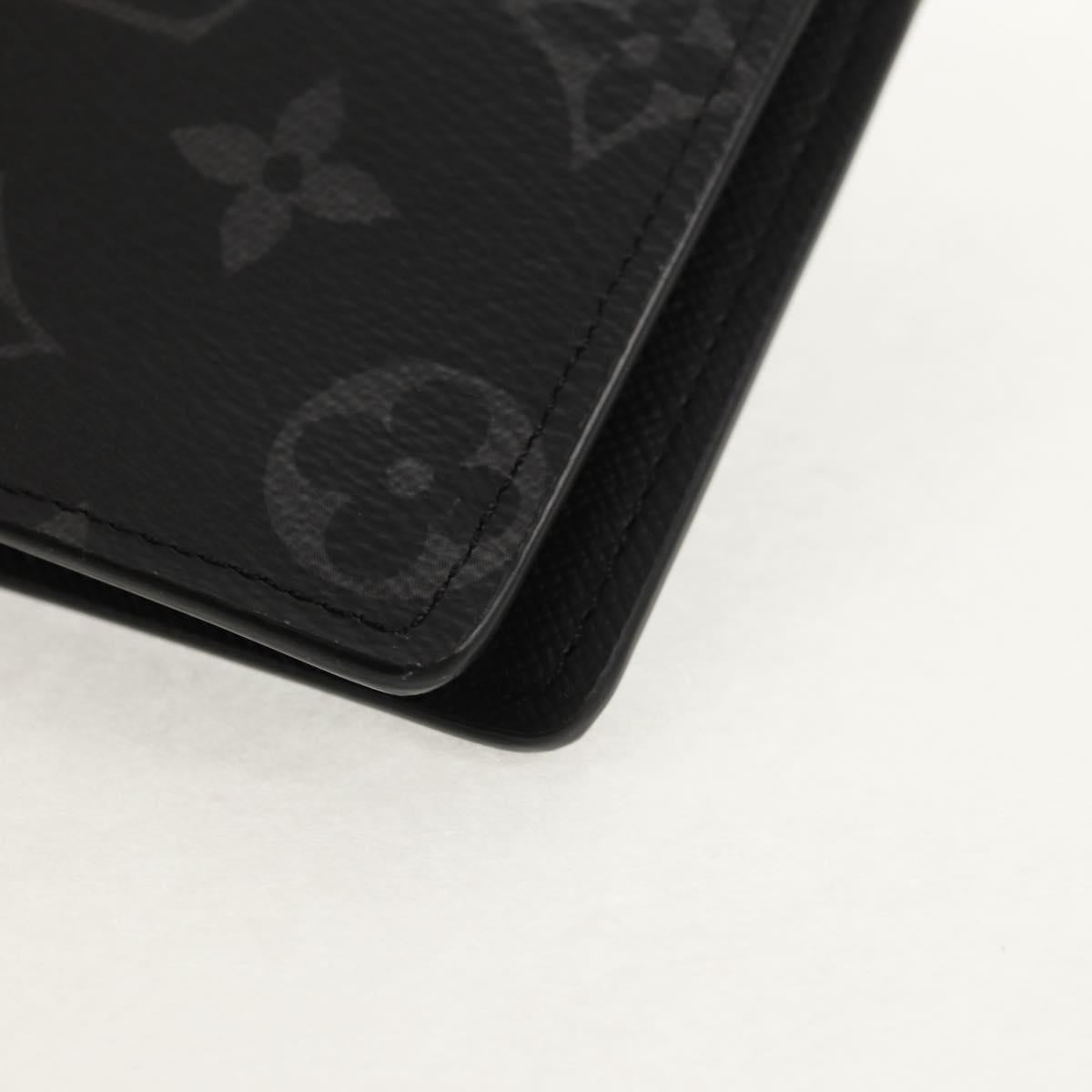 LOUIS VUITTON Monogram Eclipse Porte Feuille Brother Wallet M61697 Auth am10014M