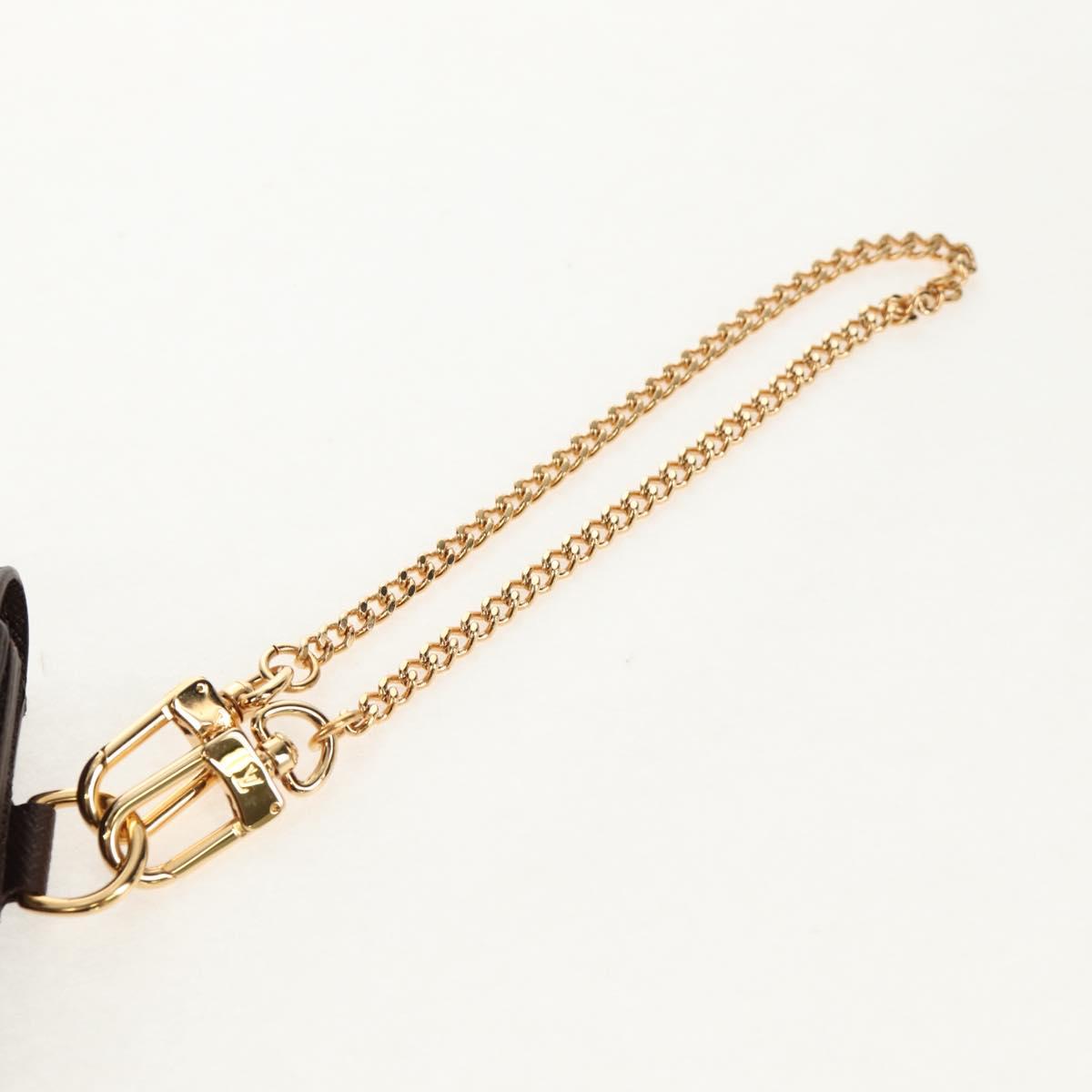 LOUIS VUITTON Damier Ebene Portefeuille Accordion Wallet N60002 LV Auth am10027V