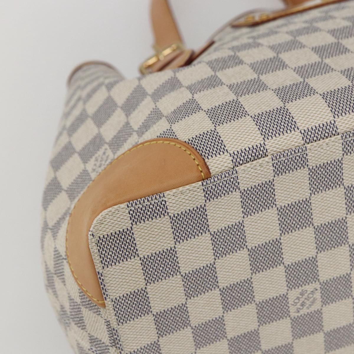 LOUIS VUITTON Damier Azur Hampstead MM Tote Bag N51206 LV Auth am10041V