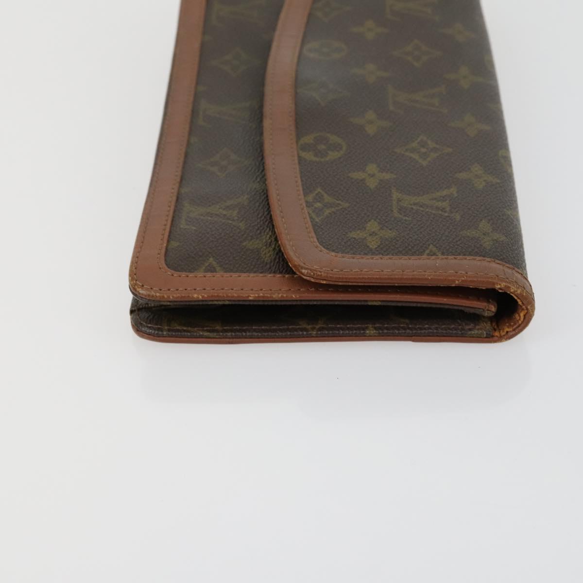LOUIS VUITTON Monogram Clutch Bag 2 Set LV Auth am10054