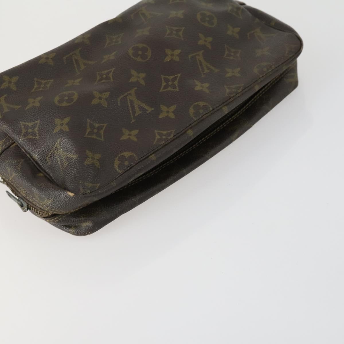 LOUIS VUITTON Monogram Clutch Bag 2 Set LV Auth am10054
