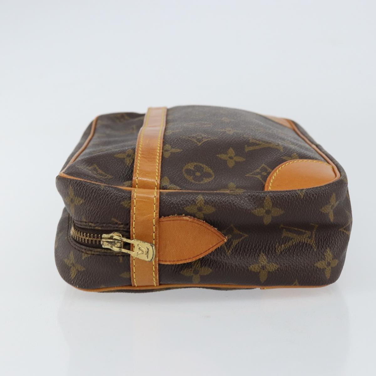 LOUIS VUITTON Monogram Compiegne 28 Clutch Bag M51845 LV Auth am10056
