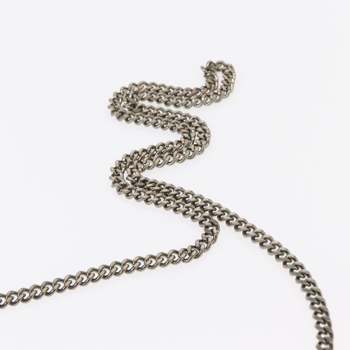 Stella MacCartney Chain Falabella Bag polyester Navy Silver 364519 Auth am10062V