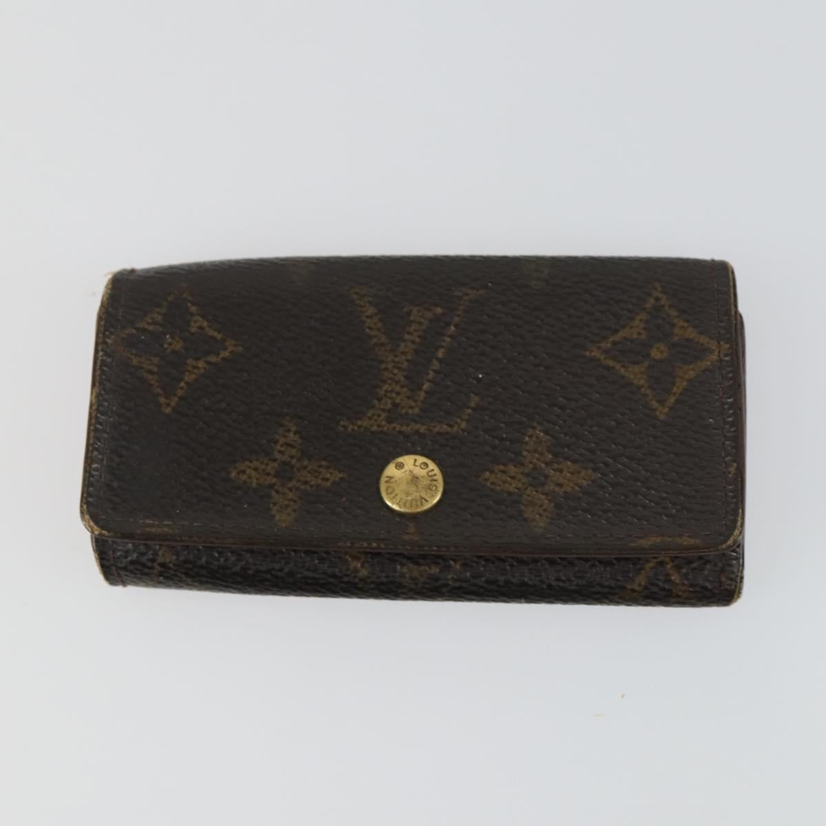 LOUIS VUITTON Monogram Damier Multicles 4 Key Case 5 Set LV Auth am10069