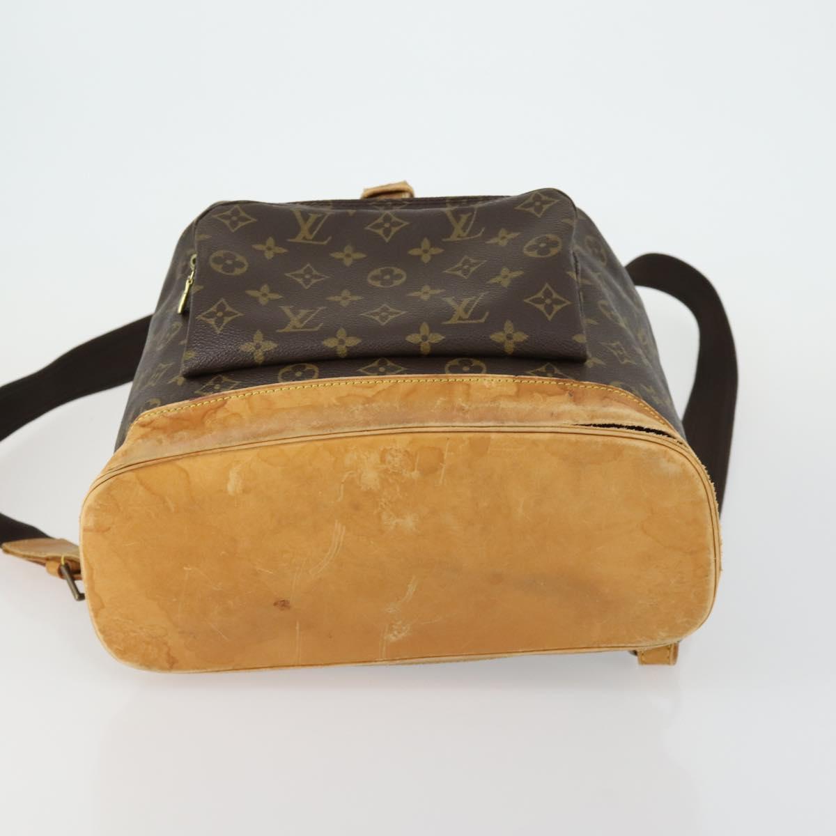 LOUIS VUITTON Monogram Montsouris GM Backpack M51135 LV Auth am10077