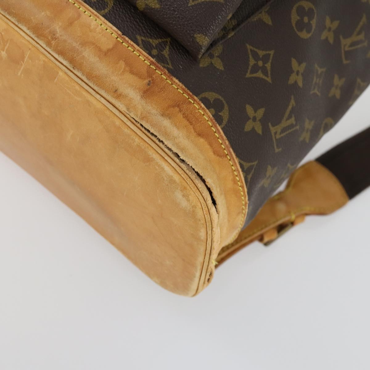 LOUIS VUITTON Monogram Montsouris GM Backpack M51135 LV Auth am10077