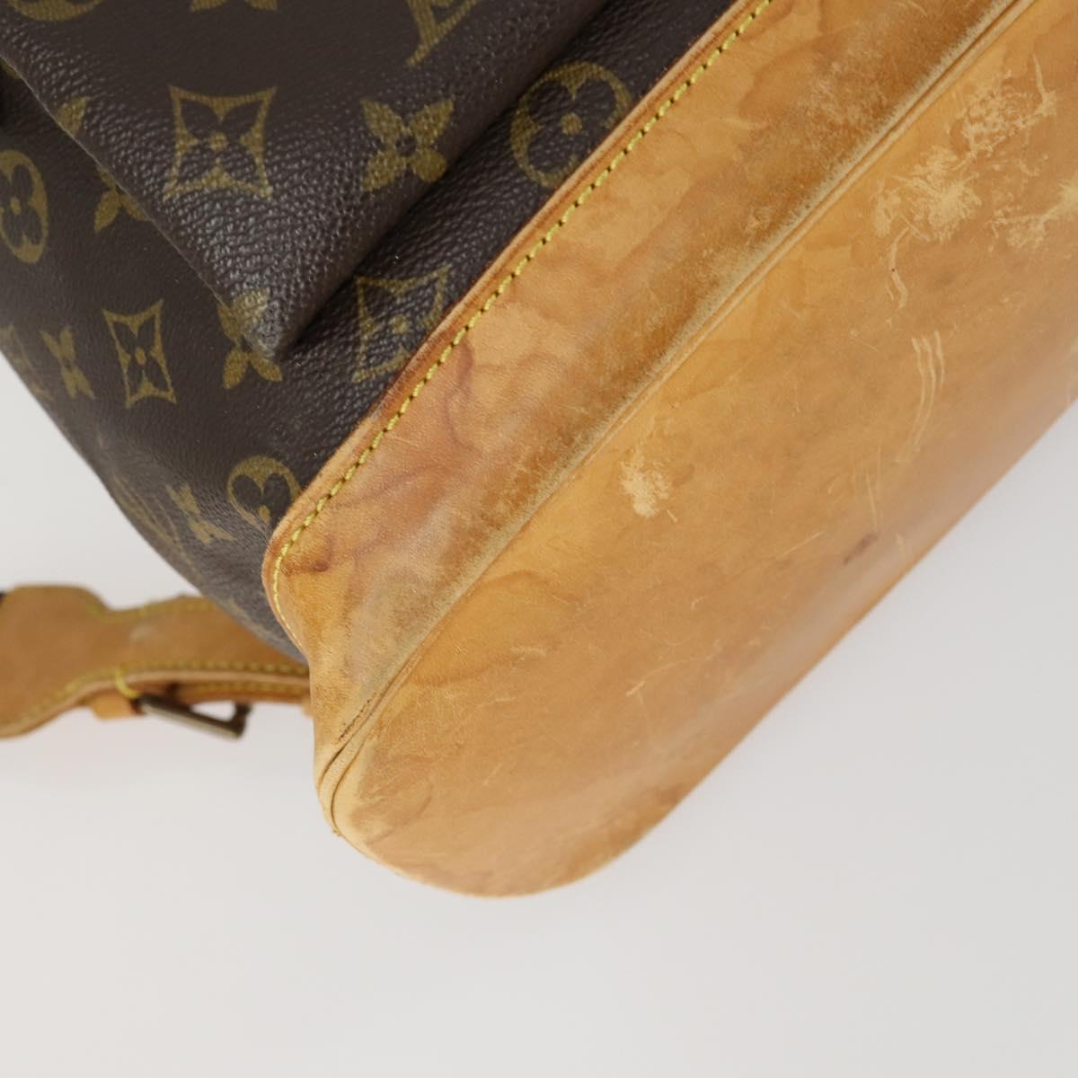 LOUIS VUITTON Monogram Montsouris GM Backpack M51135 LV Auth am10077