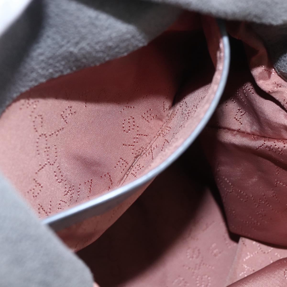 Stella MacCartney Chain Falabella Bag polyester Gray Silver 371223 Auth am10085V