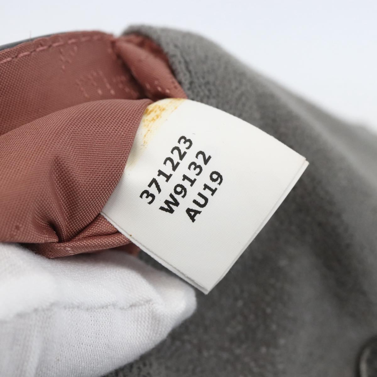 Stella MacCartney Chain Falabella Bag polyester Gray Silver 371223 Auth am10085V