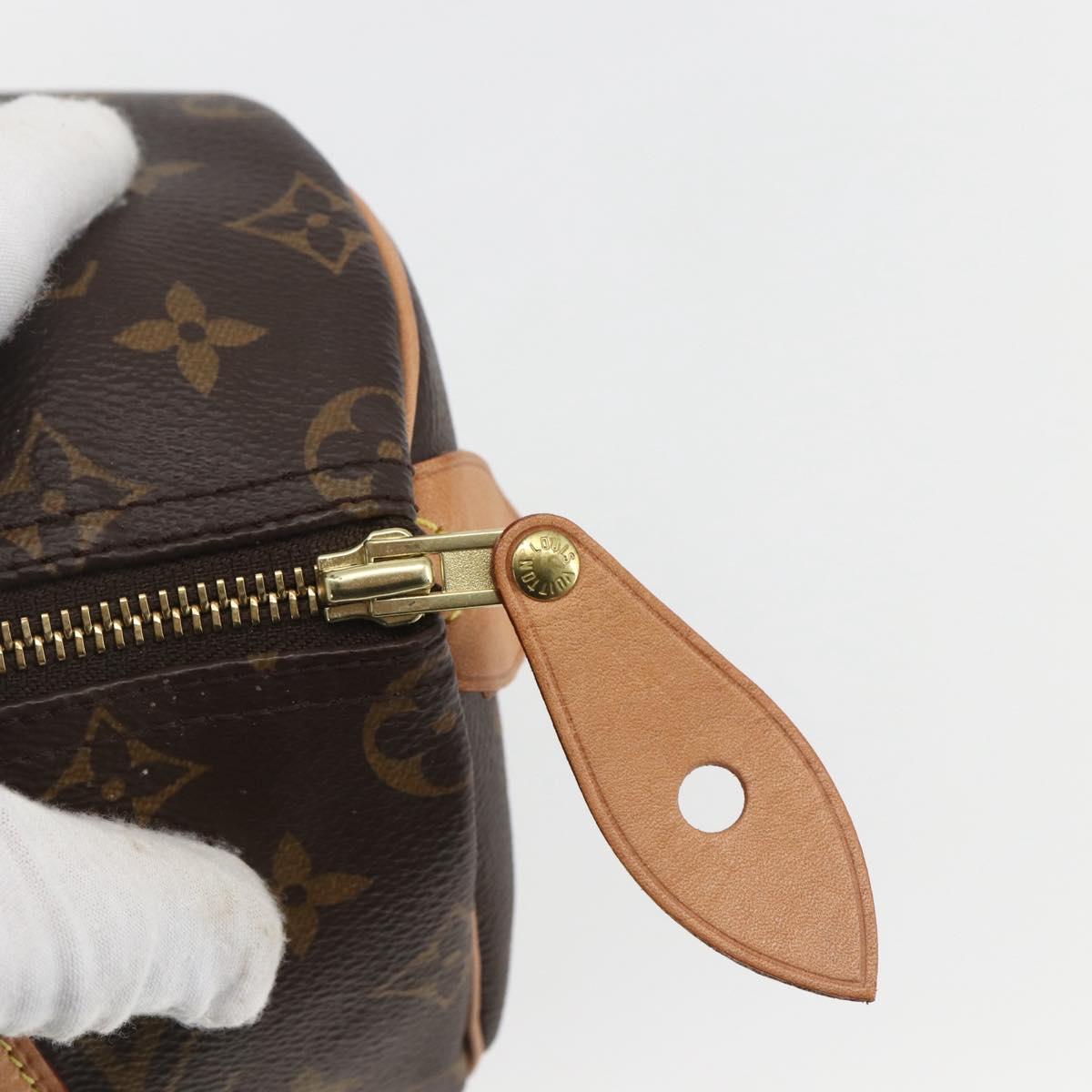 LOUIS VUITTON Monogram Speedy 25 Hand Bag M41528 LV Auth am10087V