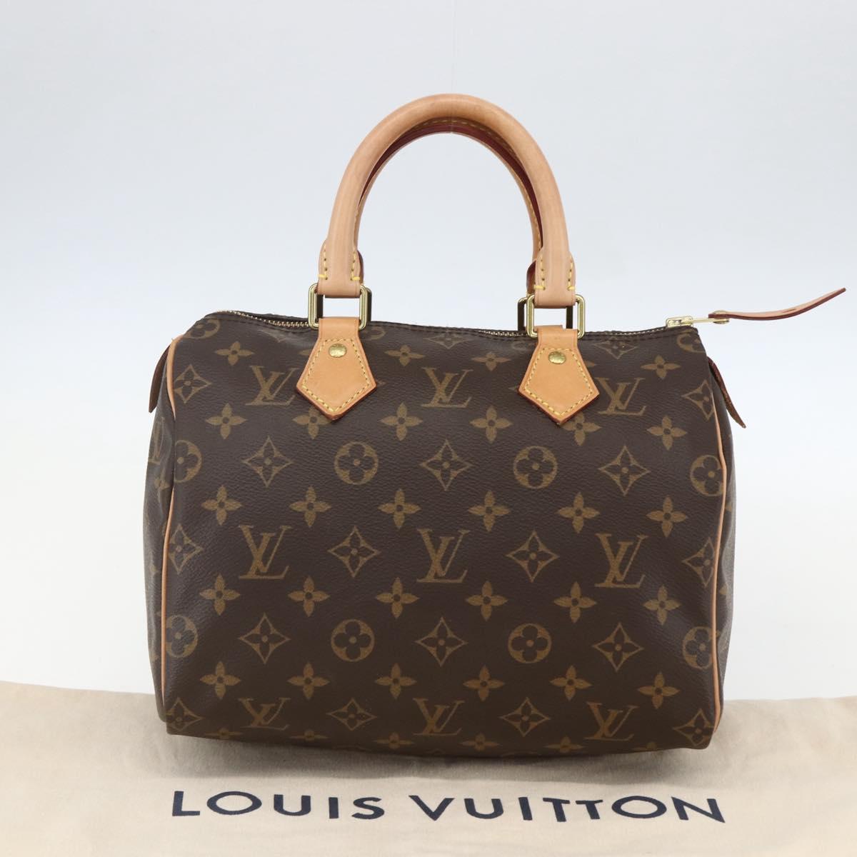 LOUIS VUITTON Monogram Speedy 25 Hand Bag M41528 LV Auth am10087V