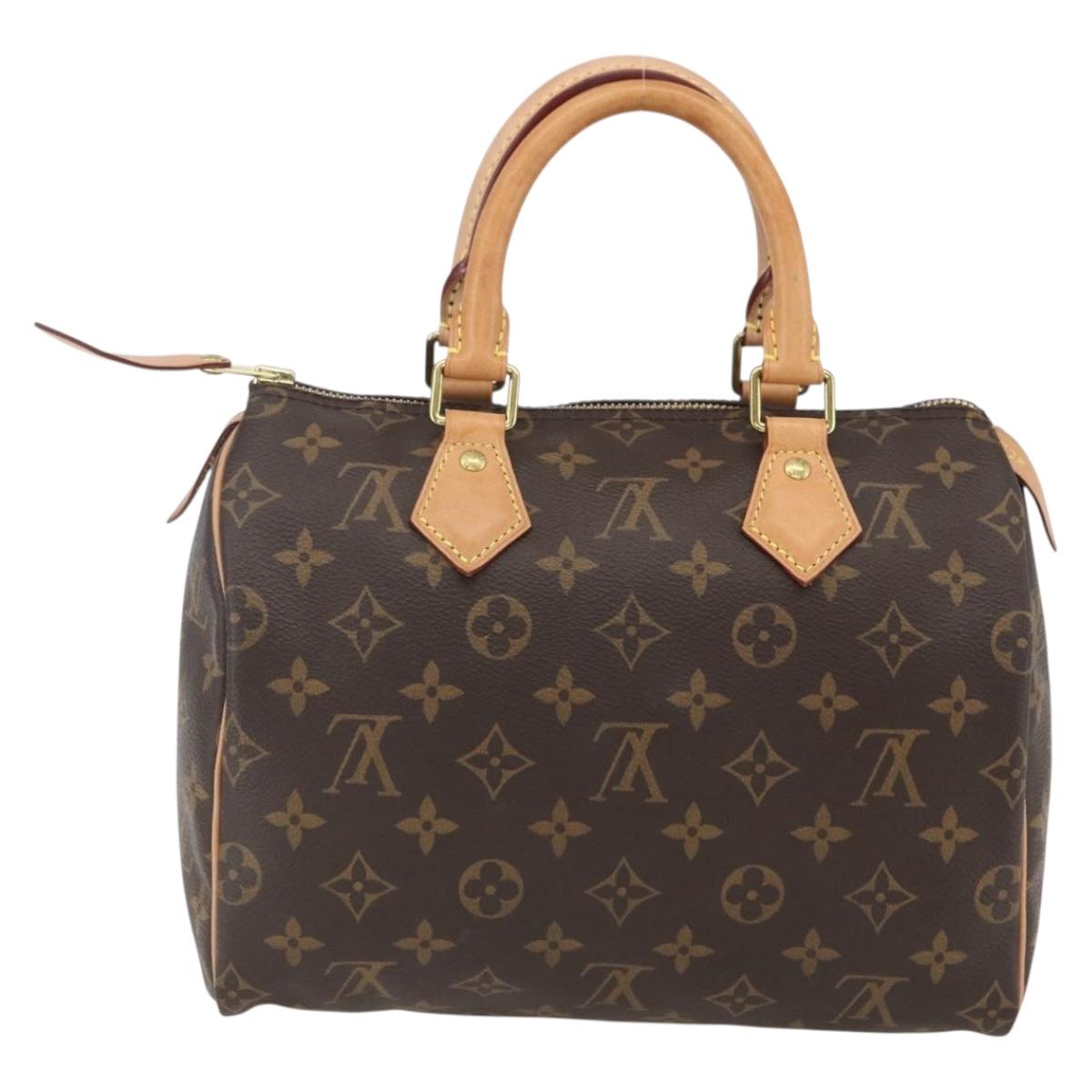 LOUIS VUITTON Monogram Speedy 25 Hand Bag M41528 LV Auth am10087V
