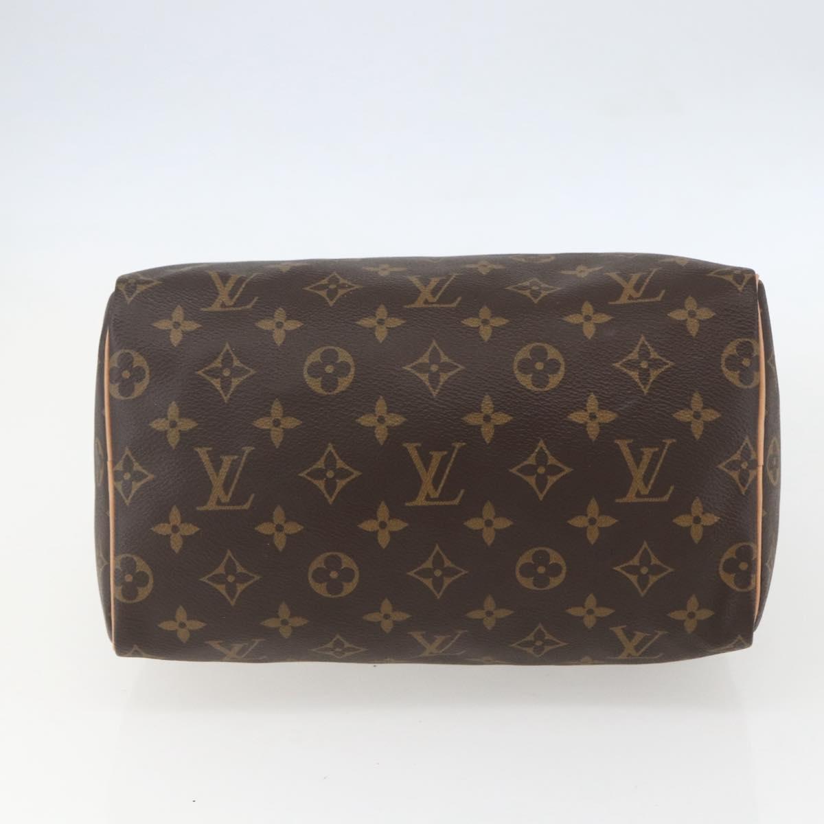 LOUIS VUITTON Monogram Speedy 25 Hand Bag M41528 LV Auth am10087V