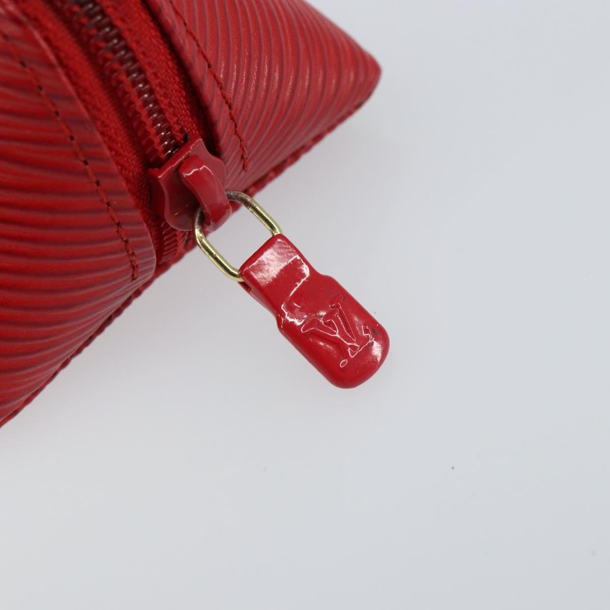 LOUIS VUITTON Epi Trousse Crayons Pen Case Red M56547 LV Auth am10091