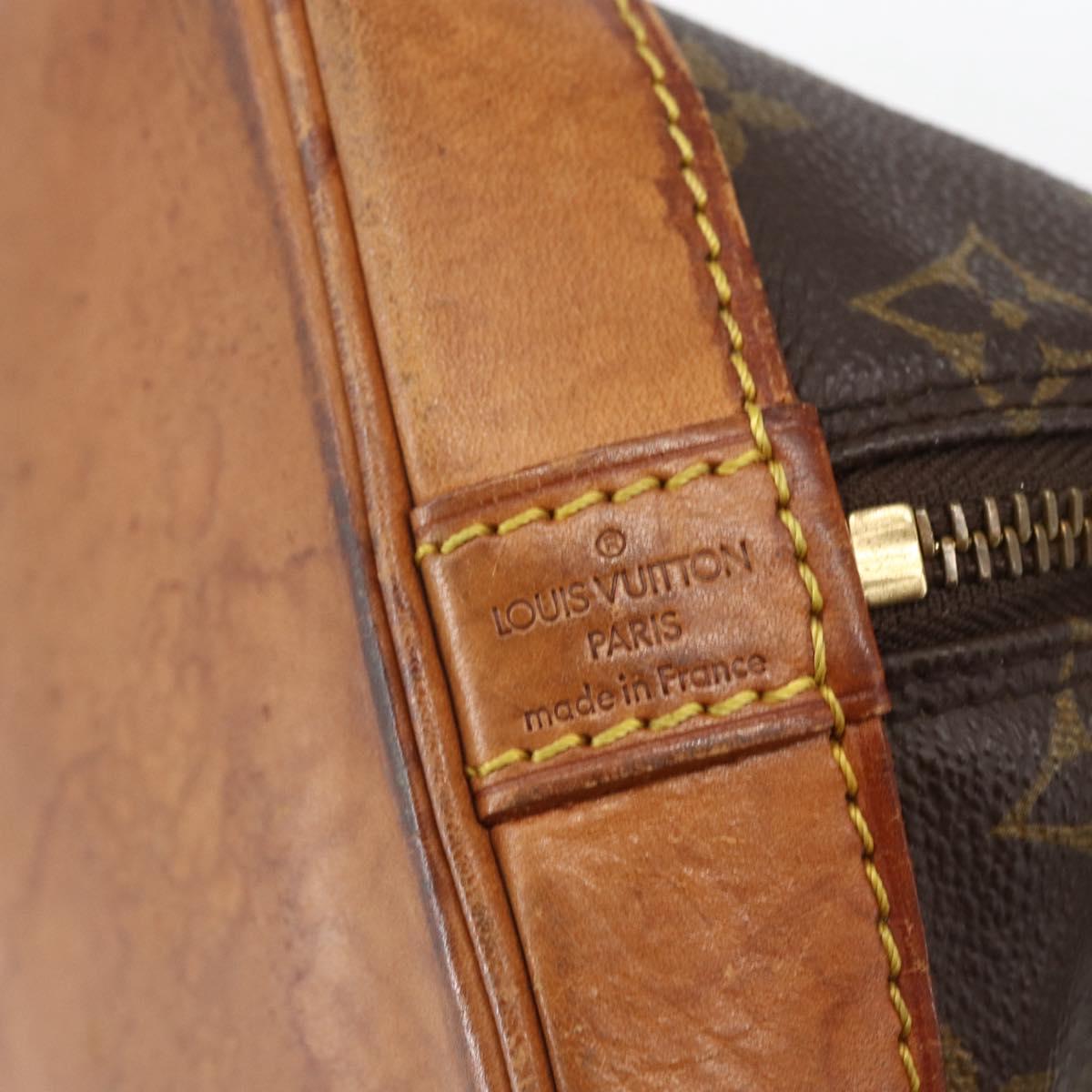 LOUIS VUITTON Monogram Alma Hand Bag M51130 LV Auth am10119