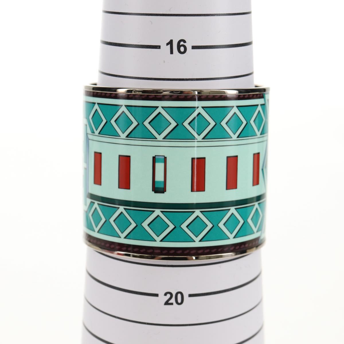 HERMES Bangle Emile TGM metal Green Auth am10128V