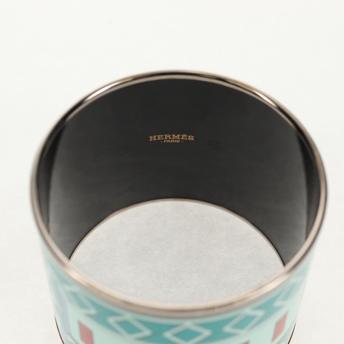HERMES Bangle Emile TGM metal Green Auth am10128V