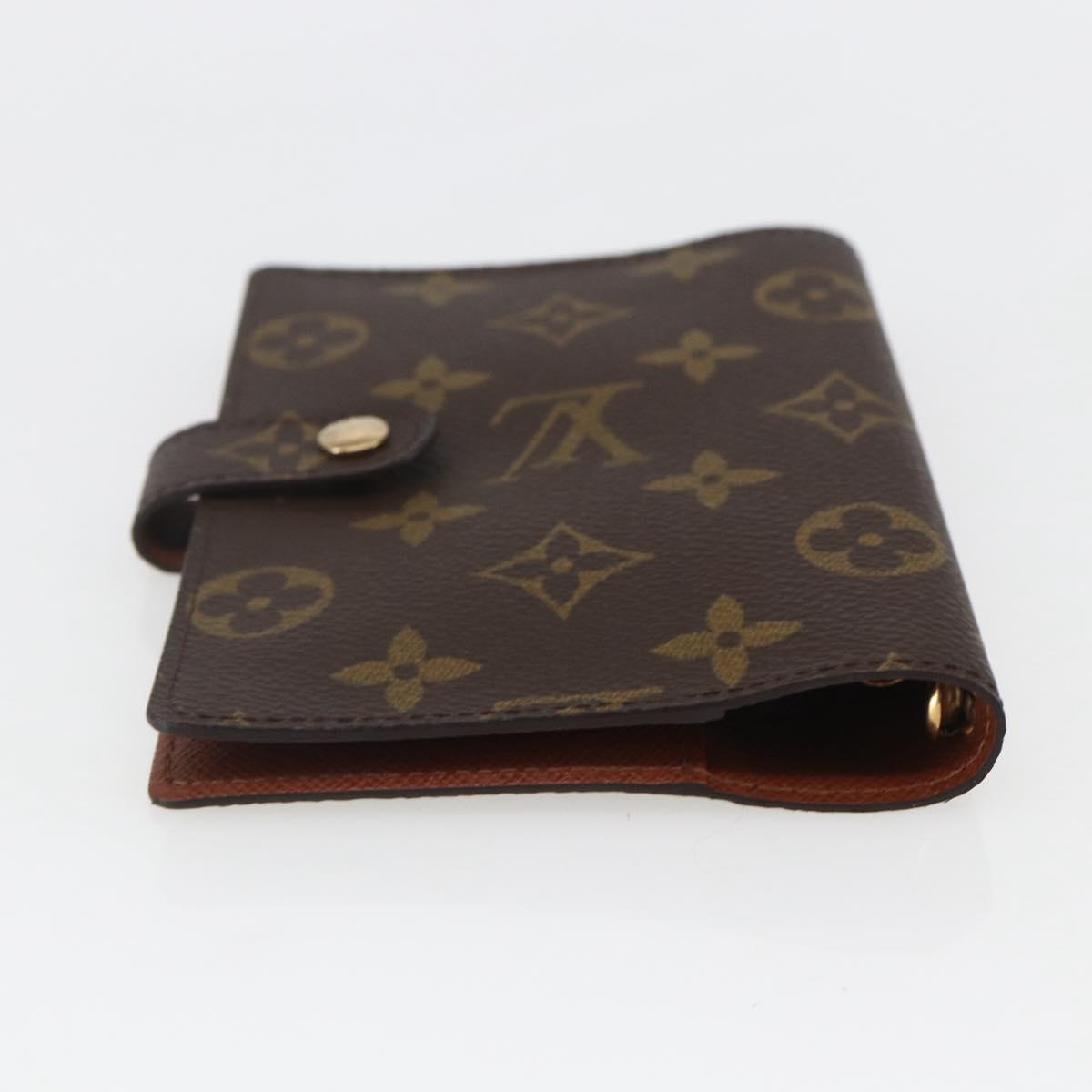 LOUIS VUITTON Monogram Agenda PM Day Planner Cover R20005 LV Auth am10153