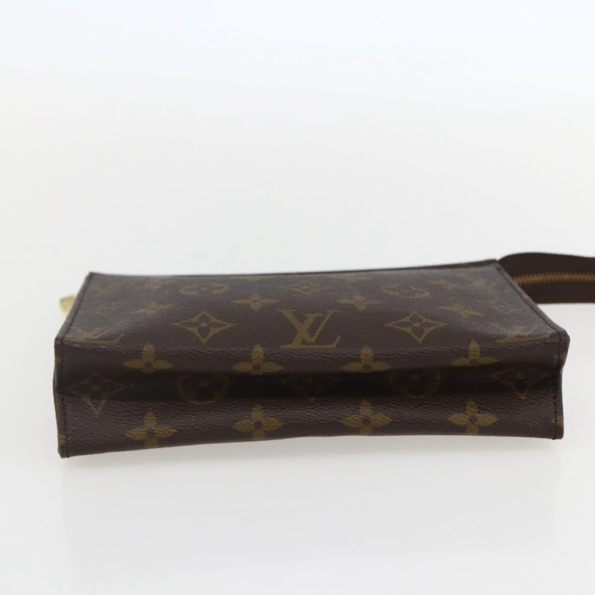 LOUIS VUITTON Monogram Poche Toilette 19 Pouch M47544 LV Auth am10163