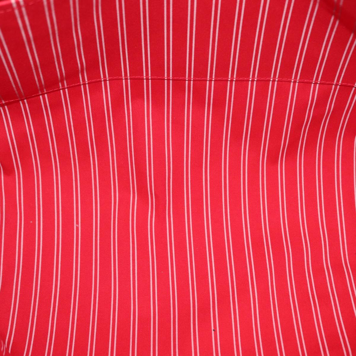 LOUIS VUITTON Antigua Hippo GM Tote Bag Canvas Beige Red M40032 LV Auth am10165V