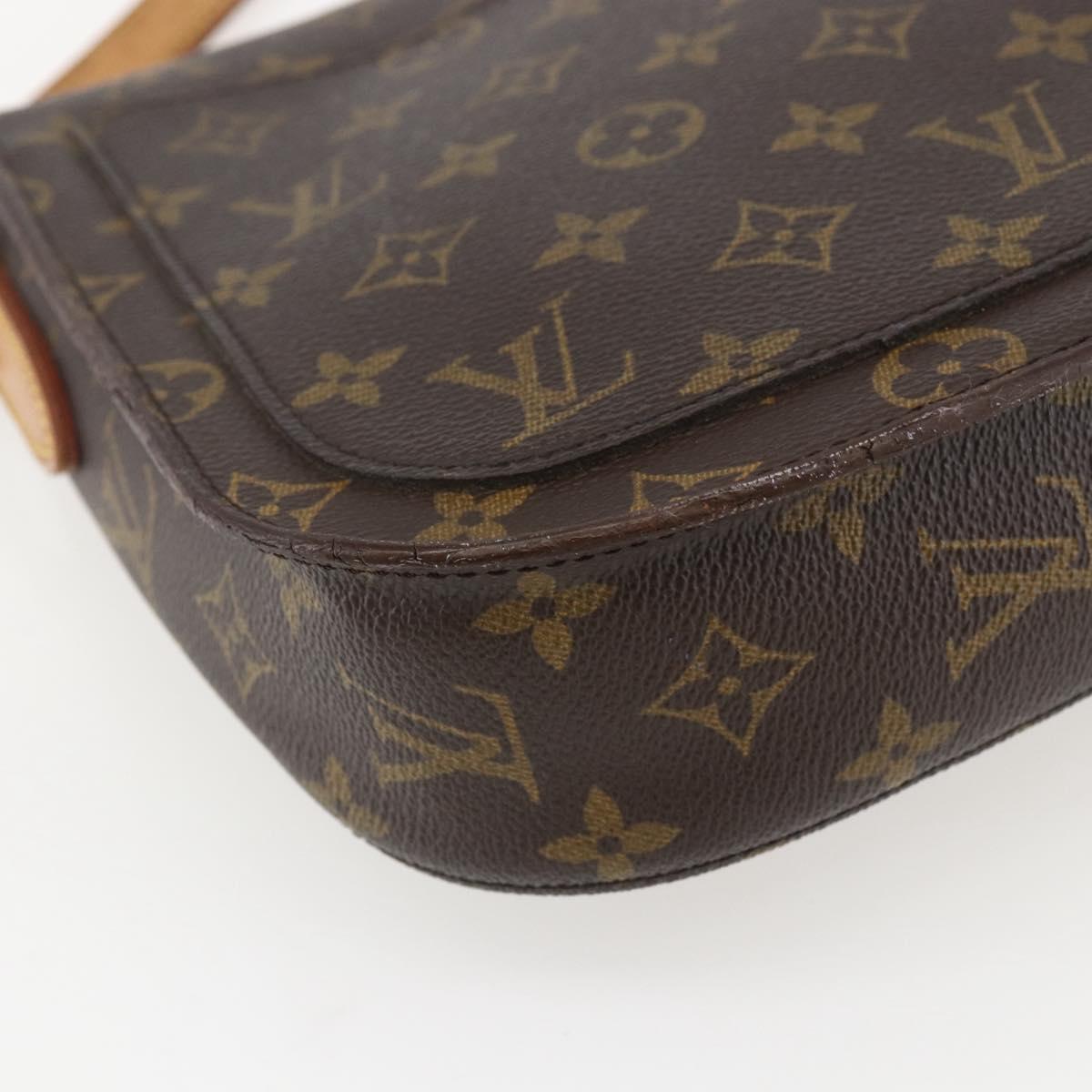 LOUIS VUITTON Monogram Saint Cloud GM Shoulder Bag M51242 LV Auth am10169