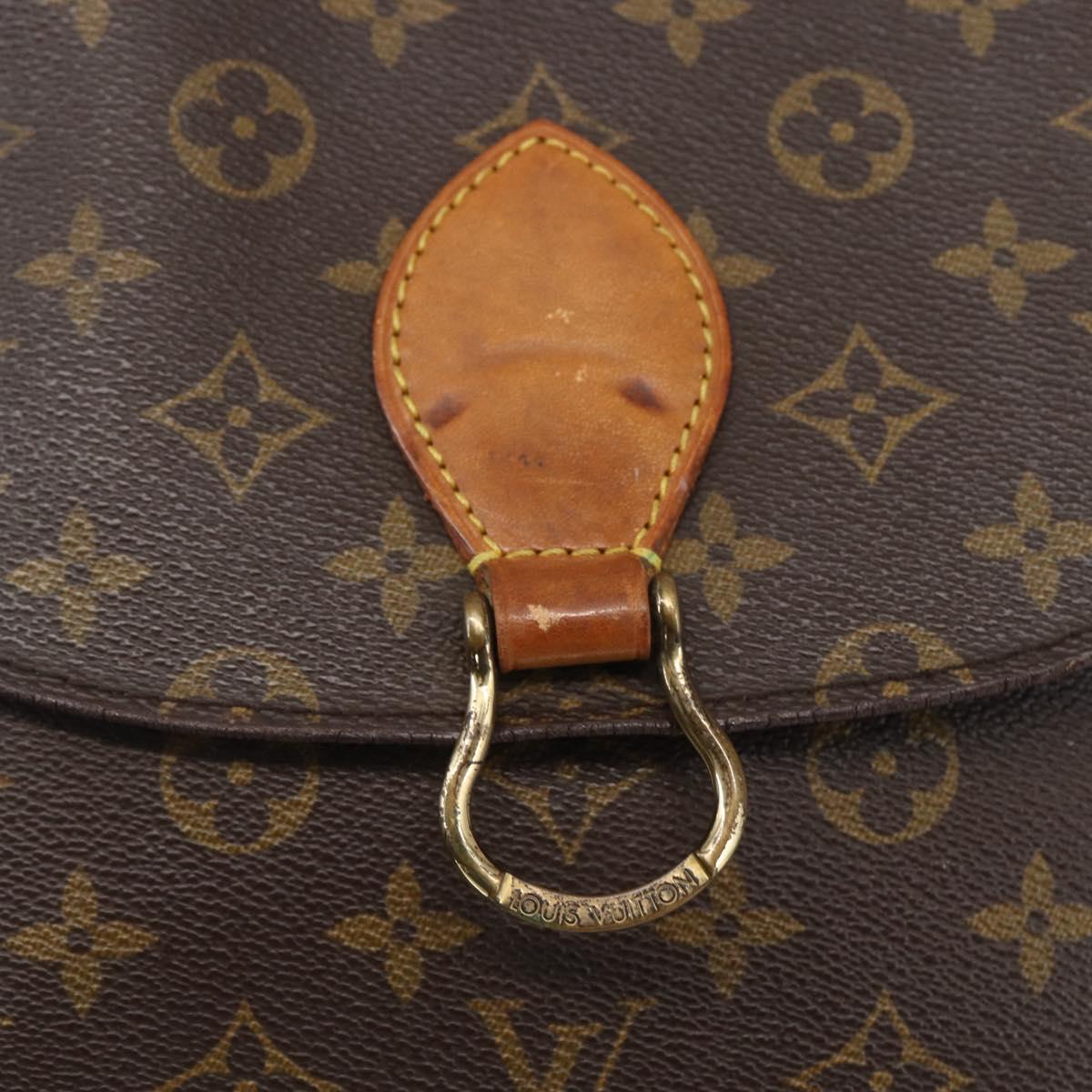 LOUIS VUITTON Monogram Saint Cloud GM Shoulder Bag M51242 LV Auth am10169