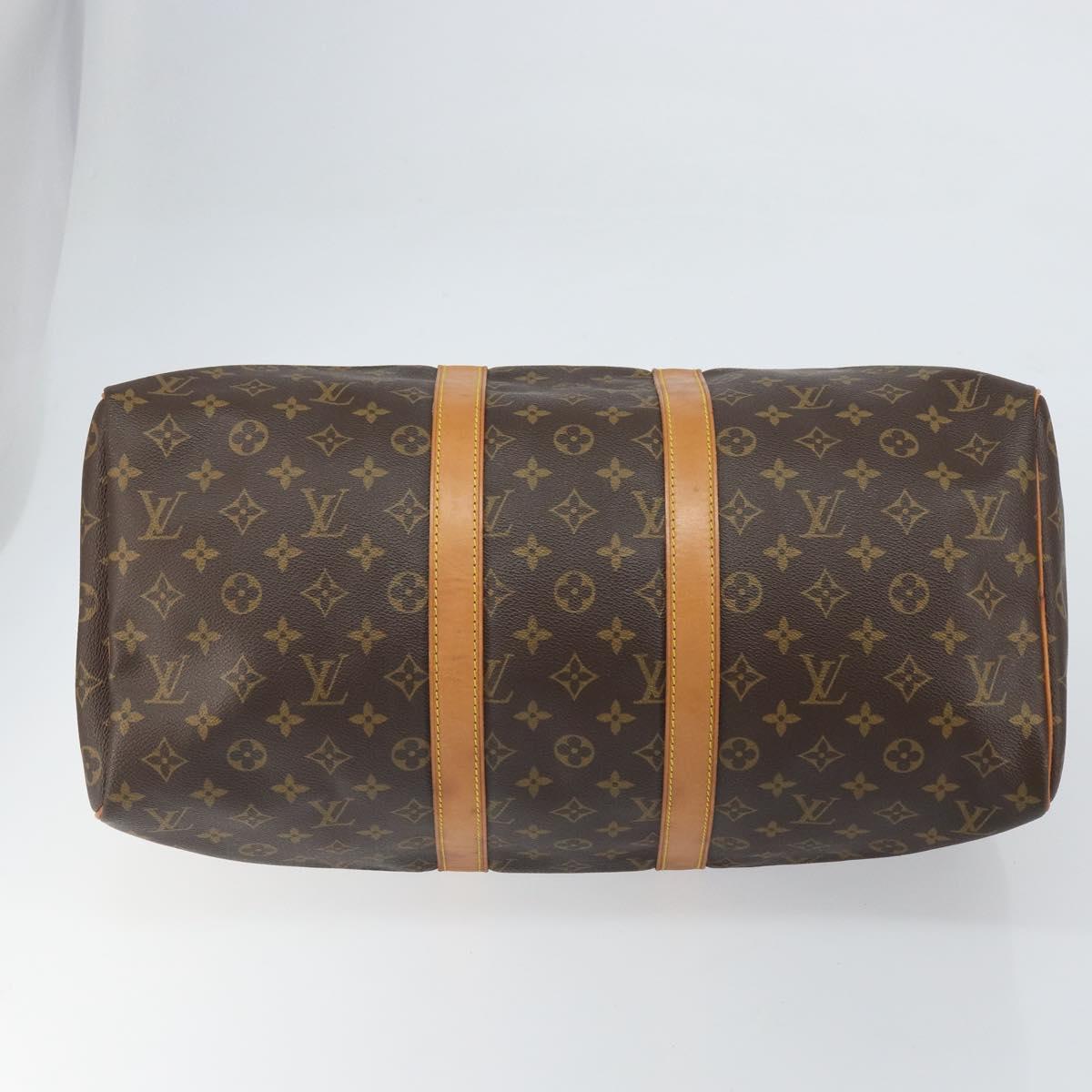 LOUIS VUITTON Monogram Keepall 45 Boston Bag M41428 LV Auth am10178