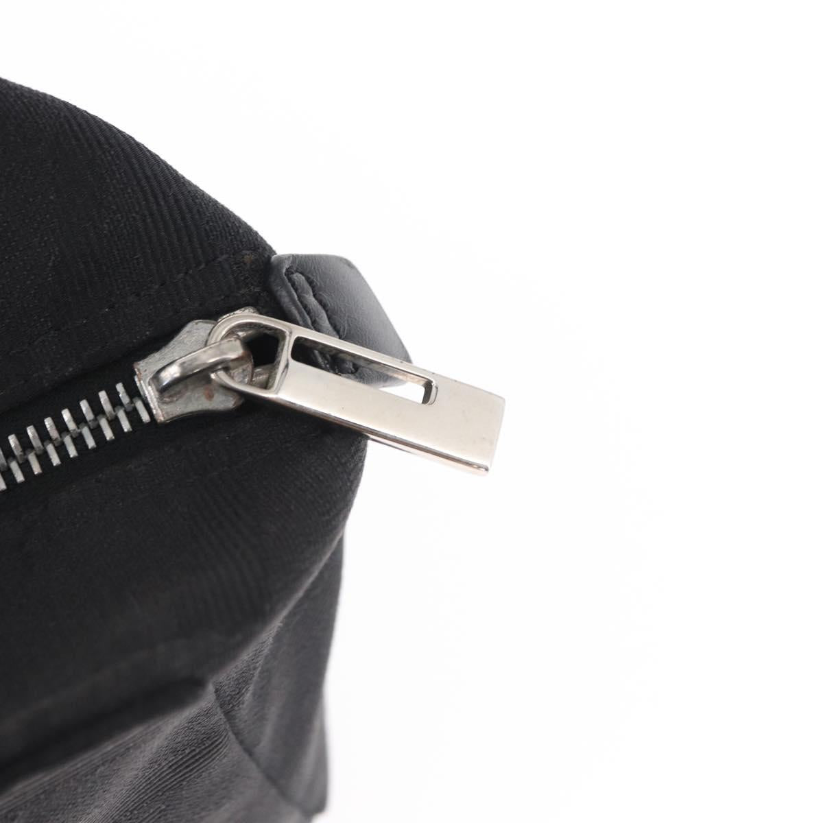 FENDI Hand Bag Black Silver Auth am10210V