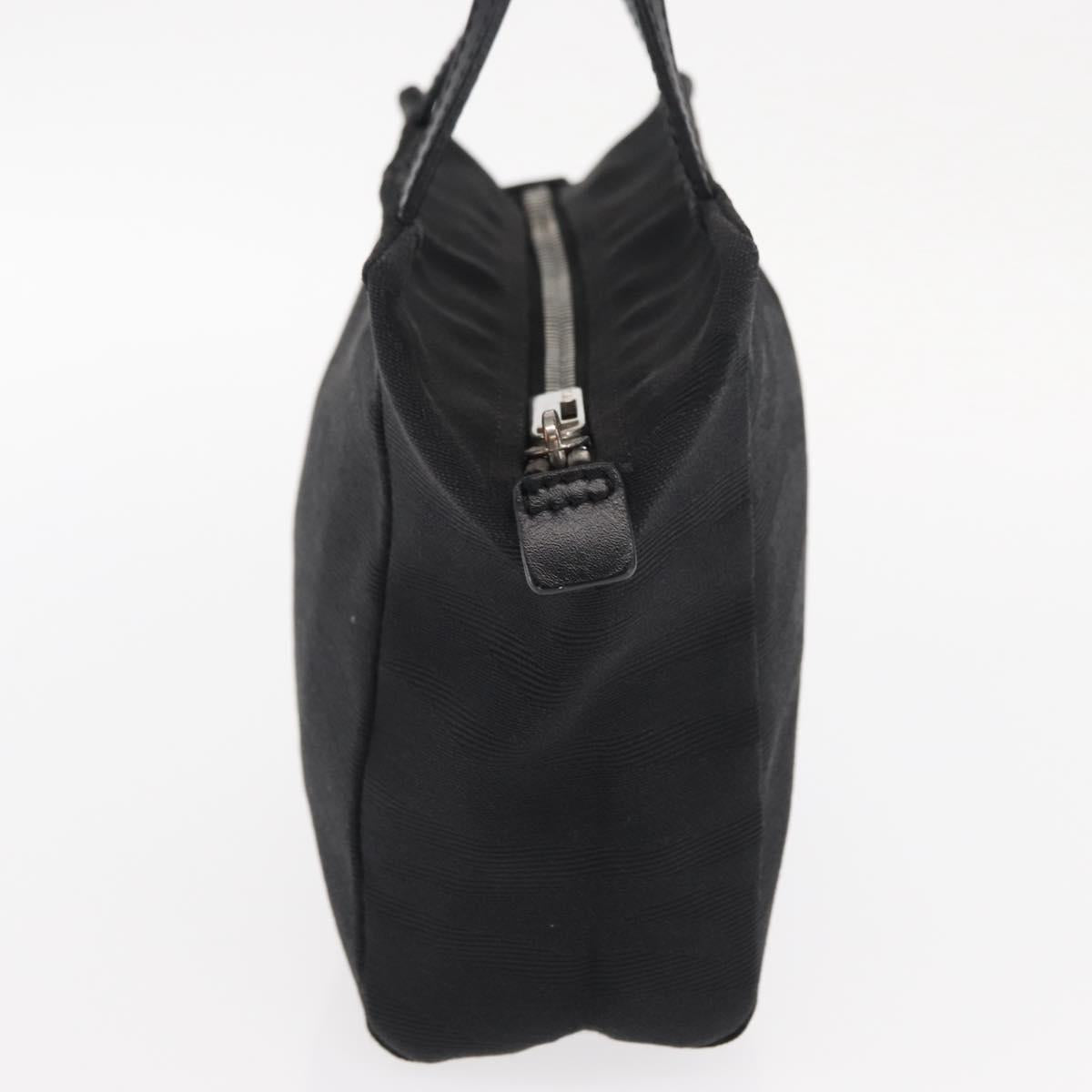 FENDI Hand Bag Black Silver Auth am10210V