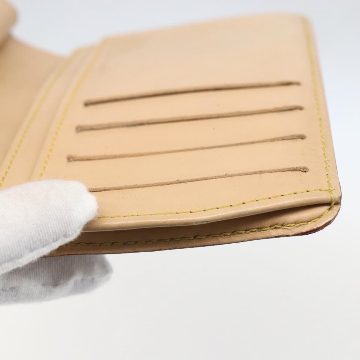 LOUIS VUITTON Multicolor Portefeuille Viennois Wallet Black M92988 Auth am10211