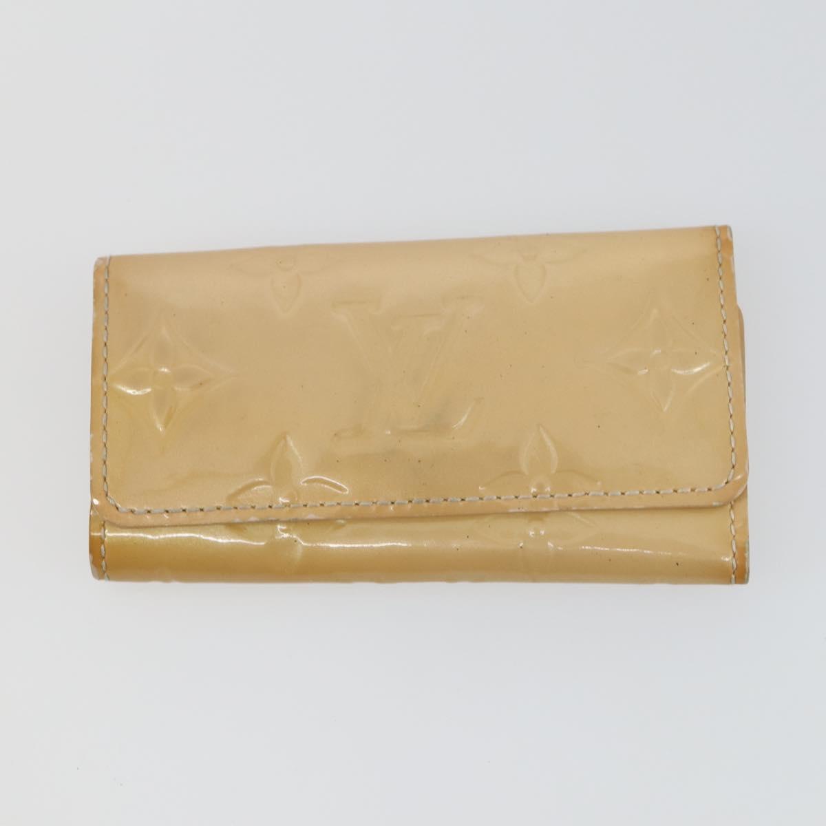 LOUIS VUITTON Epi Vernis Pass Case Key Case Wallet 5 Set Orange LV Auth am10223