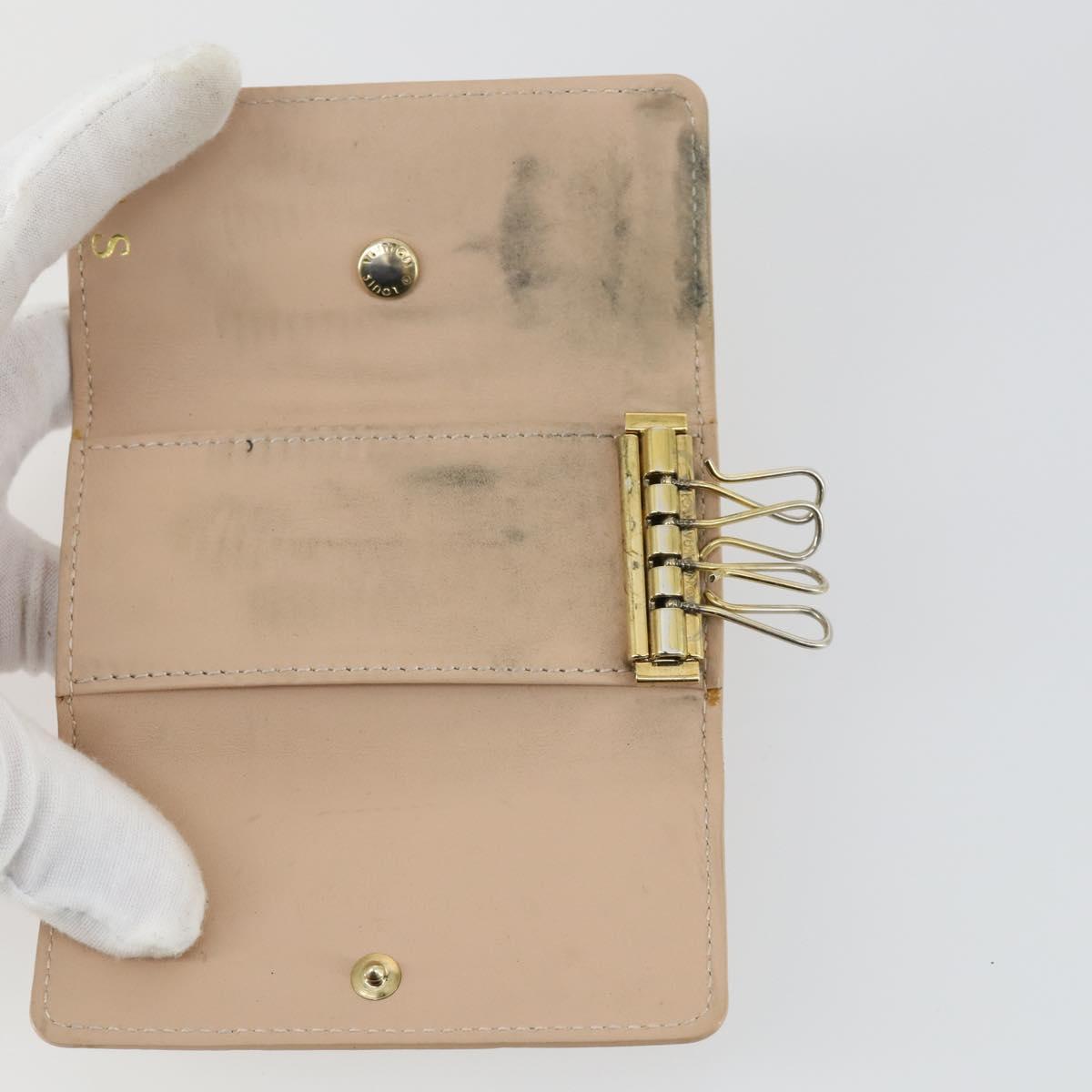 LOUIS VUITTON Epi Vernis Pass Case Key Case Wallet 5 Set Orange LV Auth am10223