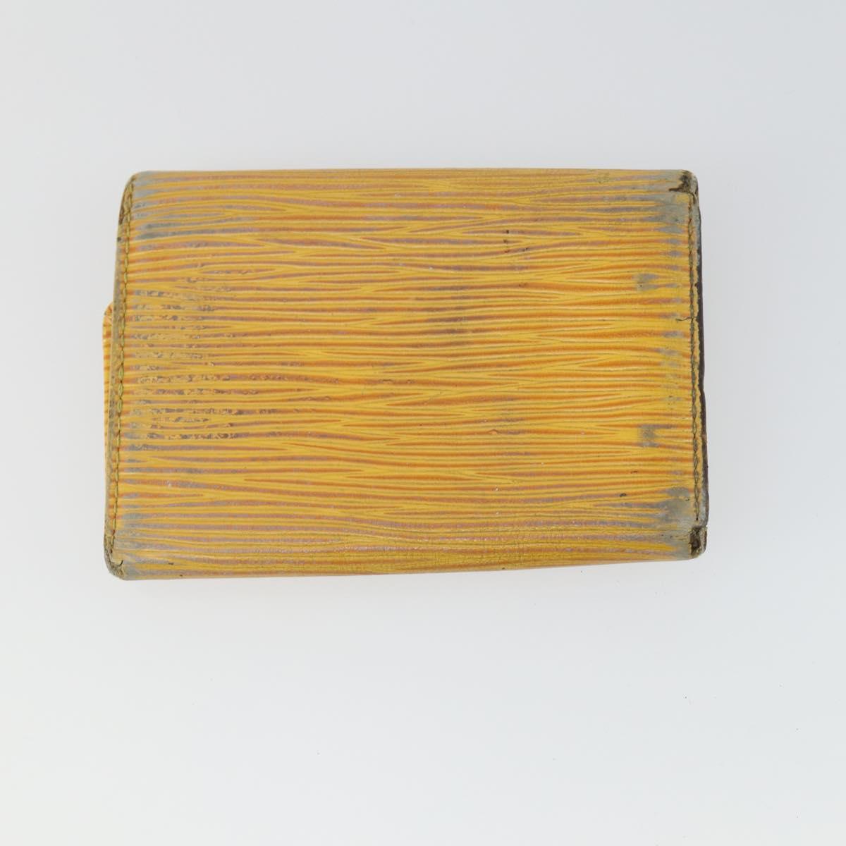 LOUIS VUITTON Epi Vernis Pass Case Key Case Wallet 5 Set Orange LV Auth am10223