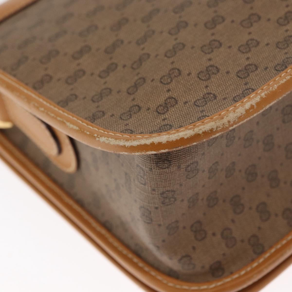 GUCCI Micro GG Supreme Web Sherry Line Bag PVC Beige 001 904 0915 Auth am10240