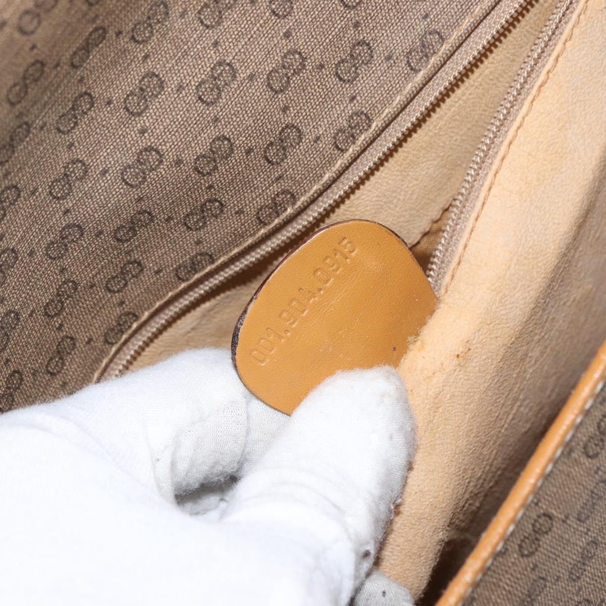 GUCCI Micro GG Supreme Web Sherry Line Bag PVC Beige 001 904 0915 Auth am10240